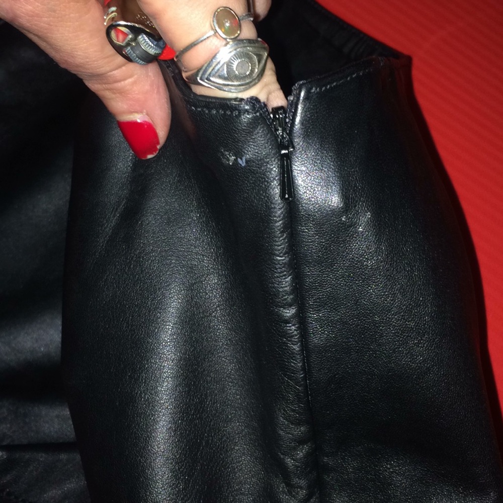 😻AMAZING HUGO BUSCATI COLLECTION LEATHER SHORTS😻 - Picture 3 of 8